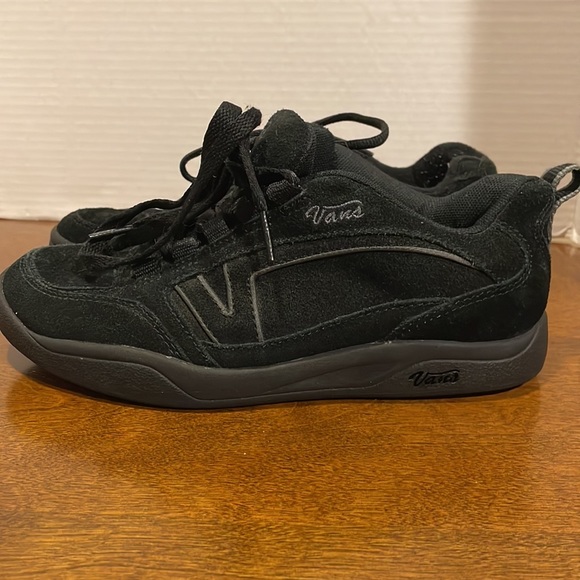 Early 2000s non matching same size Hudson Hera black vans womens size 7 - Picture 5 of 10